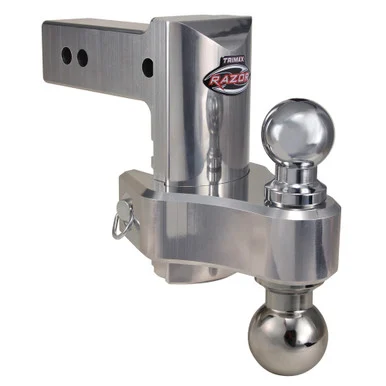 Trimax TRZ6ALHD 6" Adjustable Heavy Duty Drop Hitch with Dual Balls for 2.5" Receiver