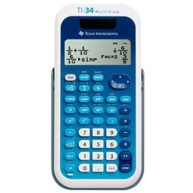 Texas Instruments TI-34 MultiView Calculator (34MV/TBL/1L1/A) 34MV/TBL/1L1/A