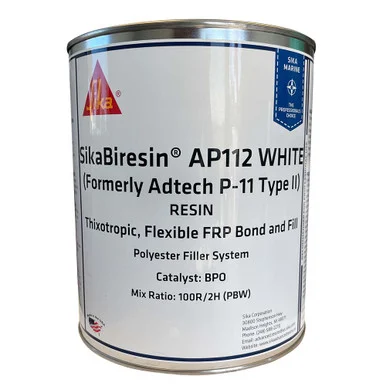 Sika 606128 Sikabiresin® Ap112 White Gallon Bpo Hardener Required
