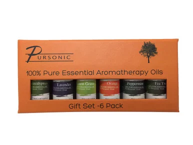 Pursonic AO6 Pure Essentials Aroma Oils - 6 Pack