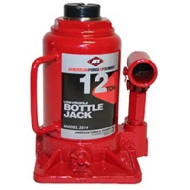 American Forge and Foundry 3514 American Forge & Foundry Aff - Bottle Jack - 12 Ton Capacity - Low Profile - Manual - Heavy Duty