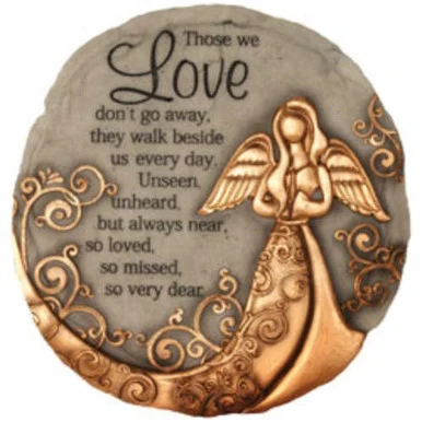 Spoontiques 13260 Bronze Angel Stepping Stone