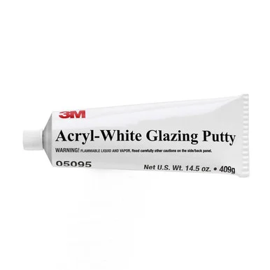 3m 3M-5095 Acryl-white Putty, 14.5 Oz Tube
