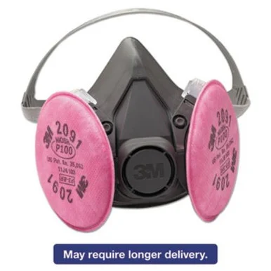 3m 6291 Half Facepiece Respirator 6000 Series, Reusable