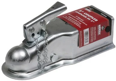 Husky Towing Strait 3" Wide Channel Mnt Bolt-On 6K Gross Wt Cap 2" Ball Wedge Latch Raw 87076 87076_68