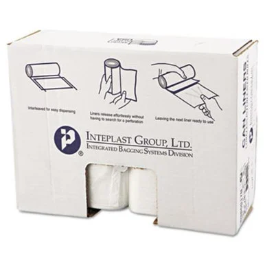 Integrated Bagging Systems S386017N High-density Can Liner, 38 X 60, 60gal, 17mic, Clear, 25/roll, 8 Rolls/carton