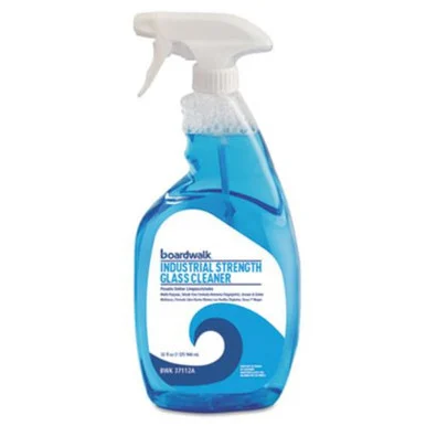 Boardwalk 47112AEA Industrial Strength Glass Cleaner With Ammonia, 32 Oz Trigger Spray Bottle BWK47112AEA