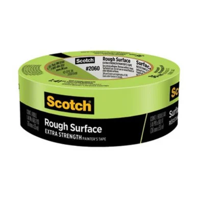 3m 206036AP Rough Surface Extra Strength Painter's Tape, 3" Core, 1.41" X 60.1 Yds, Green