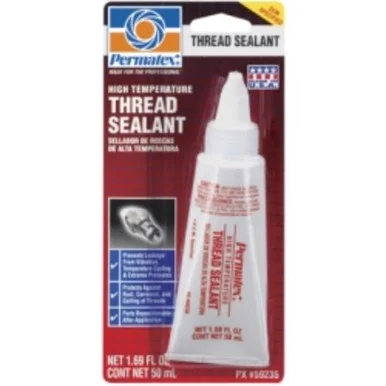 Permatex Inc 59235-CAN High Temperature Thread Sealant, 50ml Tube Carded 23059235