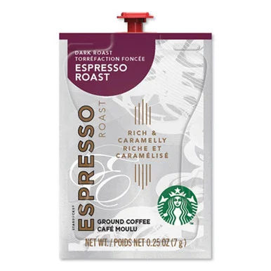 Starbucks MDR00218 Flavia Coffee Freshpacks, Espresso Dark Roast, 0.25 Oz Freshpack, 72/carton