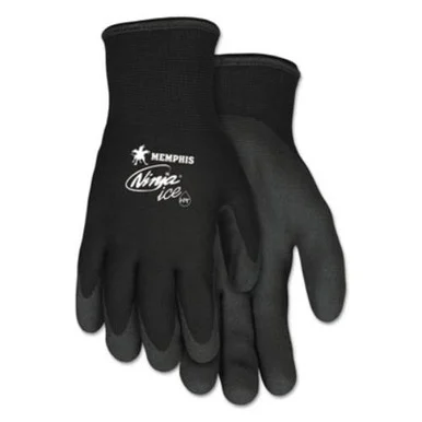 R3 Safety N9690XL Ninja Ice Gloves, Black, X-large