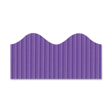 Pacon Bordette Decorative Border - 2.3" X 50 Ft - Deep Purple (PAC37044)