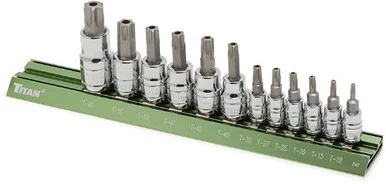 Titan 16121 12 Piece Tamper-resistant Torx Bit Set 16121_45