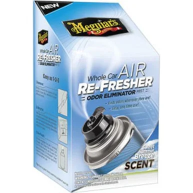 Meguiar's MGL-G16602 Whole Car Air Re-fresher, Summer Breeze Scent, 2 Oz.