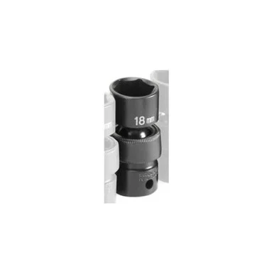 Grey Pneumatic 1018UM 3/8" Drive X 18mm Standard Universal Socket 1018UM_45