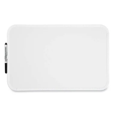 Sparco Dry Eraseboard - 17" Width X 11" Height - White Melamine Surface - White Plastic Frame - Film - 1 Each (SPR75621)