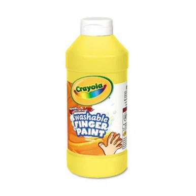 Crayola Finger Activity Paint - 16 Fl Oz - 1bottle - Yellow (551316034)