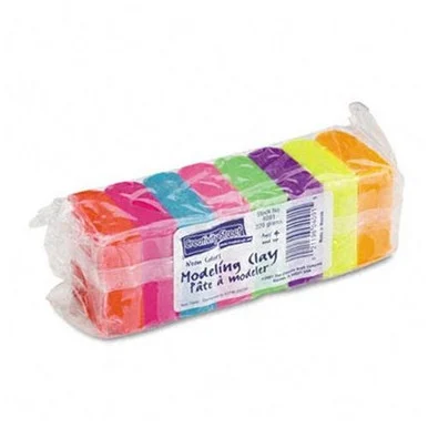 Chenillekraft Creativity Street Modeling Clay - Assorted Neon (4091)