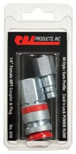 Rbl Products RBL-610 1/4" Coupler Set 610_59