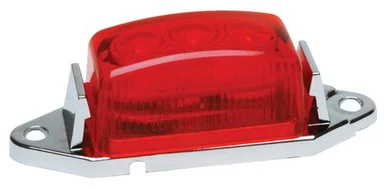 Roadpro Lights Lenses RP-1445R/4P Low Profile Sealed Led Mkr Lt/red/4 Pack RP1445R/4P