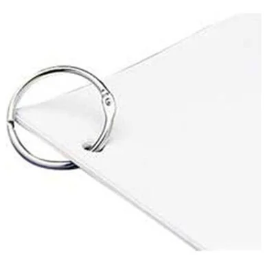 Sparco Book Rings - 1" Diameter - Nickel Plated - 100 / Box - Silver (SPR01436)