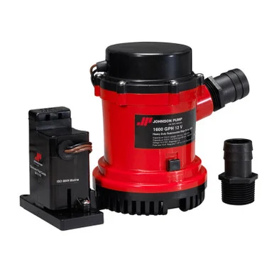 Johnson Pumps 160400 Hd Bilg Pmp 1600 Gph W/em Swit 12v 0160400