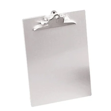 Saunders Clipboard - 1" Capacity - 8.50" X 12" - Clamp - Aluminum - Silver (SAU22517)
