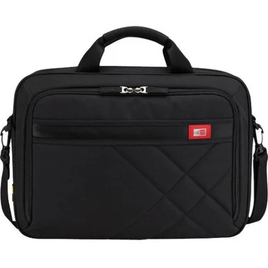Case Logic Dlc-115 Carrying Case For 15.6" Notebook, Tablet, Cellular Phone, Ipod, Business Card, Cable, Smartphone - Black - Polyester - Handle, Shoulder Strap - 11.4" Height X 16.1" (dlc115black)