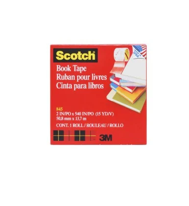 Scotch Transparent Tape - 2" Width X 45 Ft Length - 3" Core - Stretchable - 1 / Roll - Clear (MMM8452)