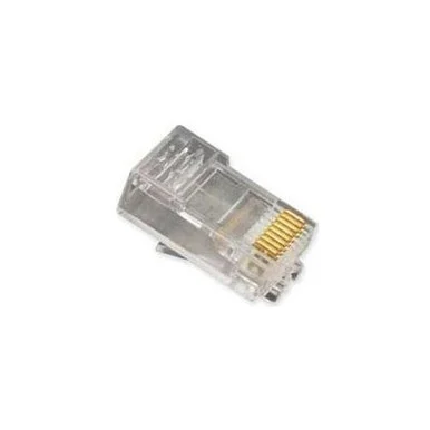 ICC ICMP8P8SRD Network Connector - 100 Pack - 1 x RJ-45 Network Male - Red (ICMP8P8SRD)