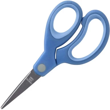 Sparco 5" Kids Pointed End Scissors - 5" Overall Length - Pointed - Assorted (spr-39046)