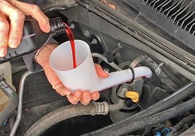 Lisle 18232 Offset Funnel With Cap And Lid
