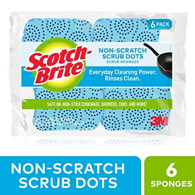Scotch-Brite Scrub Dots Non-Scratch Sponge (203064ct)