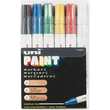 Uni-Ball Uni-Paint Oil-Base Medium Line Markers (san-63631)