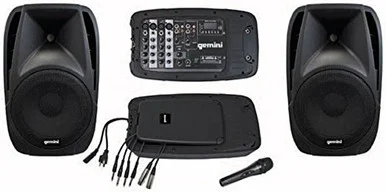 gemini ES-210MXBLU Portable PA System