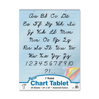Pacon Colored Paper Chart Tablets - 24" X 32" - Assorted (PAC74731)