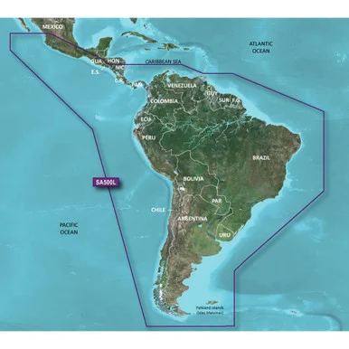 Garmin Charts 7043697 Garmin Bluechart® G2 Hd - Hxsa500l - South America - Microsd™/sd™