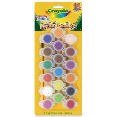 Crayola Washable Kid's Paints with Brush (10966906)