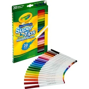 Crayola 58-8106 Super Tips Marker - Assorted Ink - 20 / Pack