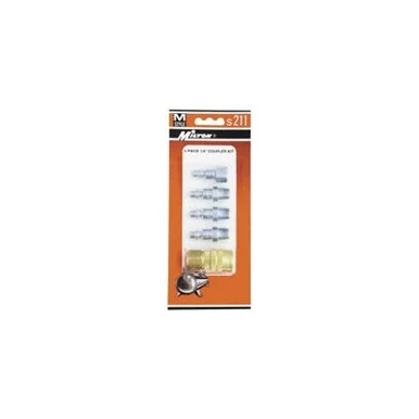 Milton Industries S-211 5 Piece 1/4" Npt M-style Coupler And Plug Kit