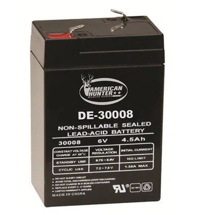 6v 4.5 Amp Hr Rechargeable Battery GSMDE30008 - Gsm Outdoors
