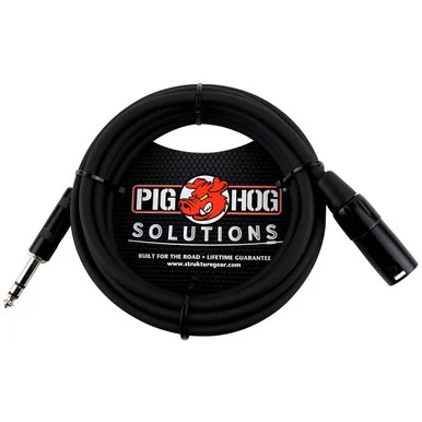 Pig Hog PXTMXM50 50ft Trs(m)-xlr(m) Balanced Cable