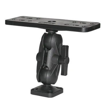 Scotty 0163 163 1.5" Ball Mount W/fishfinder & Universal Mounting Plate