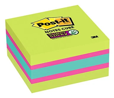 Post-it® Super Sticky Notes Cubes (2027ssgfa)