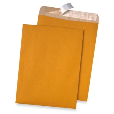 Quality Park Redi-strip Eco-friendly Catalog Envelope - Catalog - 9" X 12" - Peel & Seal - 100/box - Kraft (QUA44511)