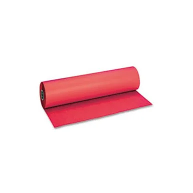 Decorol 76lb Flame Retardant Art Rolls - 36" X 1000 Ft - Festive Red (101203)