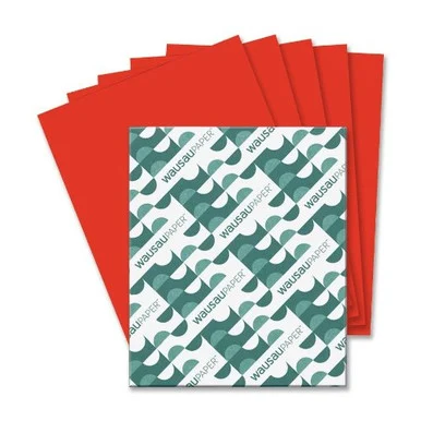 Astrobrights Colored Paper - Letter - 8.50" X 11" - 24 Lb - Smooth - 500 / Ream - Red (WAU22551)