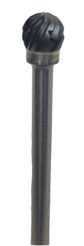 Shark Industries Ltd BTM-5 1/8" Mini Carbide Bur Double Cut 1/4" Ball