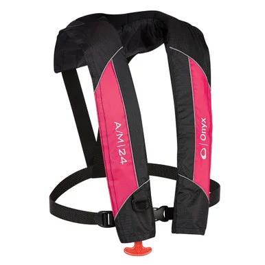 Absolute Outdoor 1320105414 A/m-24 Auto/manual Life Jacket Pink 13200010500414