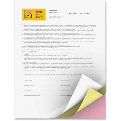 Xerox Premium Digital Carbonless Paper - For Laser Print - Letter - 8.50" X 11" - 22 Lb - White, Yellow, Pink (3r12424)
